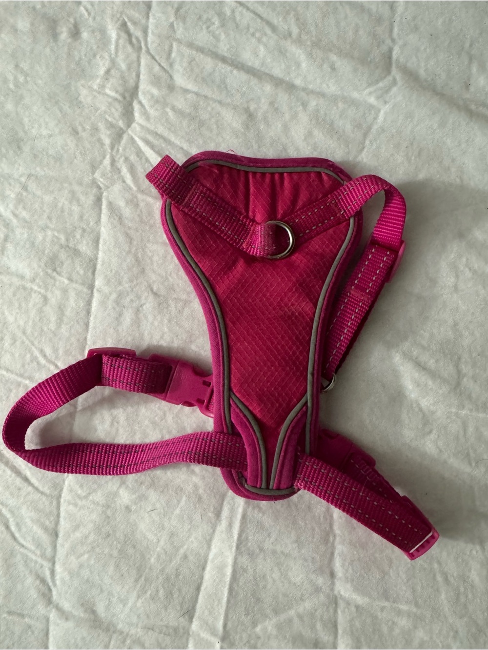 Hot Pink Reflective Dog Harness - Step-In Style